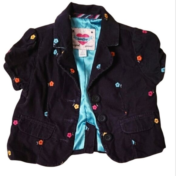 Baby GAP Embroidered Flower Waist Coat - Picture 1 of 5